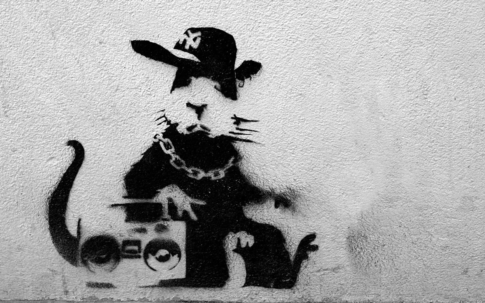 Banksy Desktop Wallpaper Graffiti Press